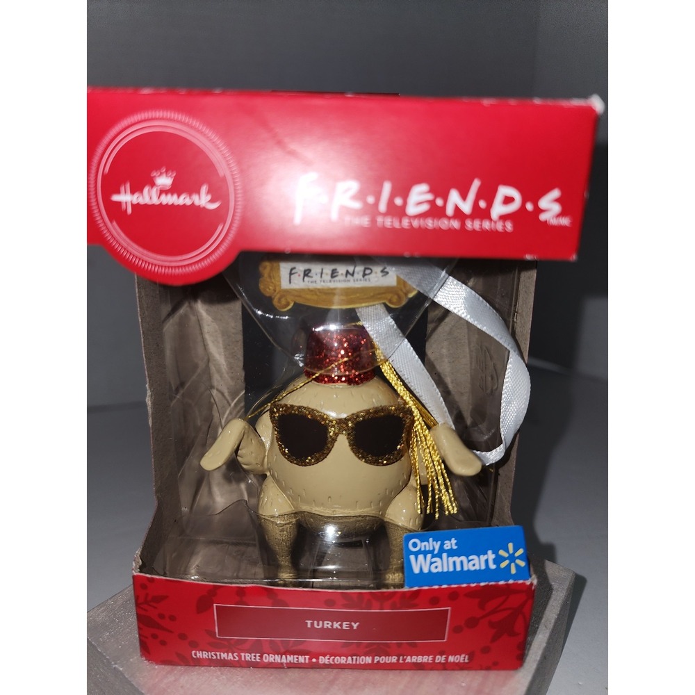 New Hallmark Keepsake Christmas Tree Ornament FRIENDS Turkey glittery 2020